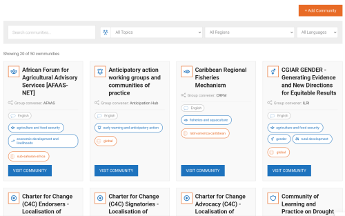showing website screengrab