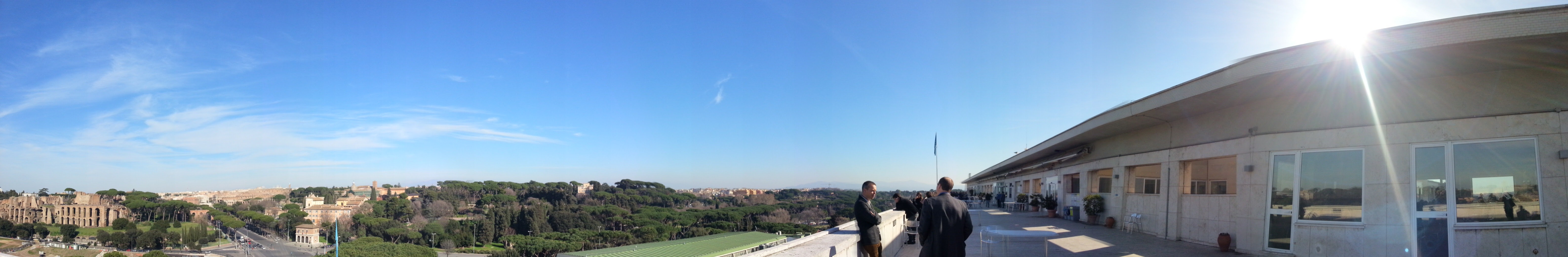 on location in Rome, Italy, FAO Headquarters