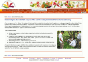 showing the Global Horticultural Research website