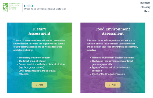 showing website screengrab