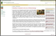 website of the Program for Biosafety Systems